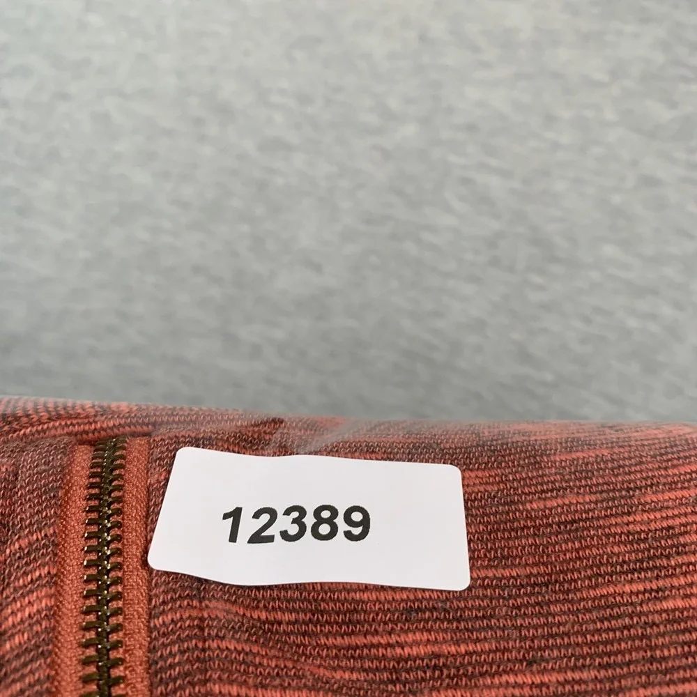 Free People Hoodie Womens XS Rust Red‎ Heathered Zip Up Drawstring Hem Pockets